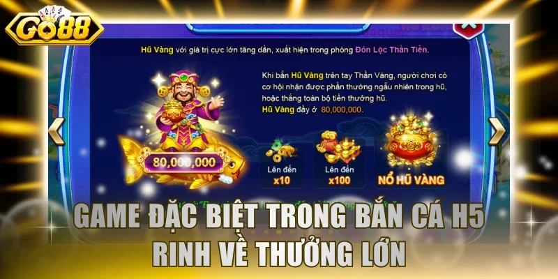 Game đặc biệt trong bắn cá H5 rinh về thưởng lớn