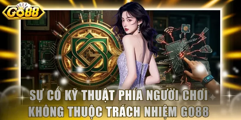 Sự cố kỹ thuật phía người chơi không thuộc trách nhiệm GO88