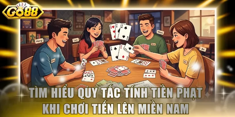 Tìm hiểu quy tắc tính tiền phạt khi chơi Tiến lên miền Nam